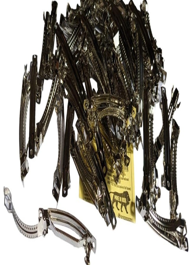 Delicate Balclip Pins raw material, Medium Khatka, 100 Pieces, 3 Inch, Silver - Image 1